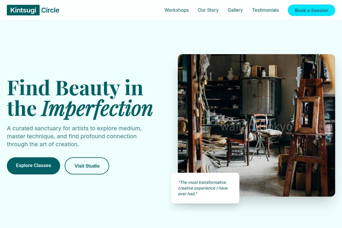 Curated Art Studio
