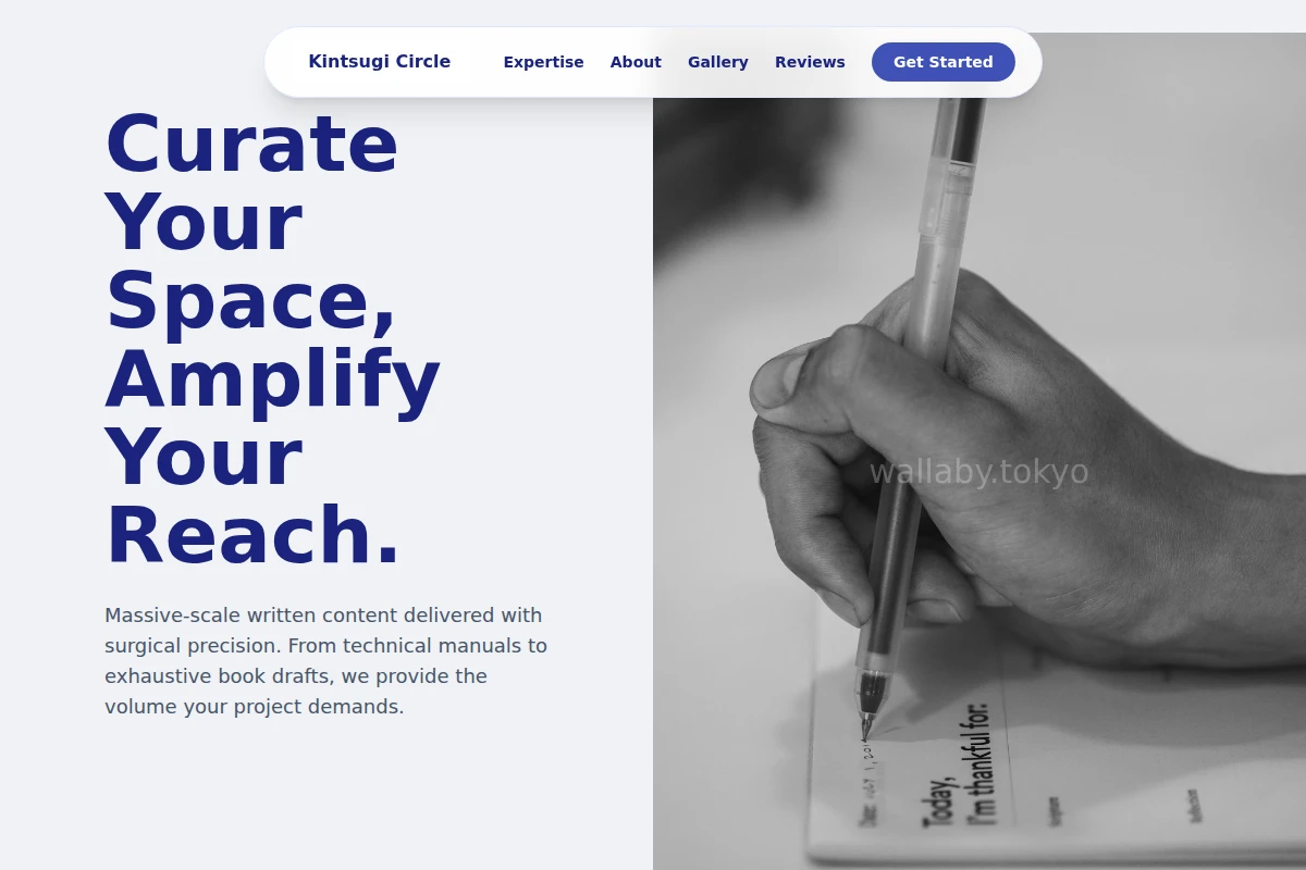 Volume Manual Writing
