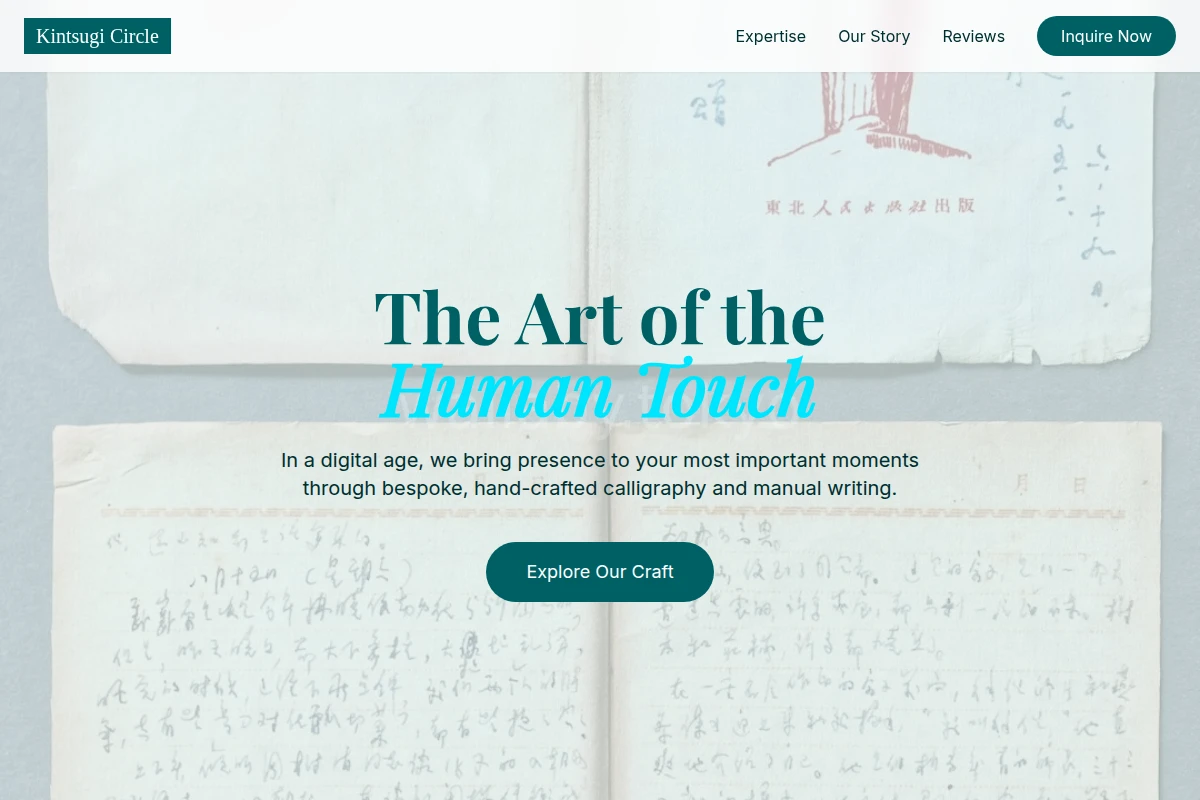 Pastel Manual Writing
