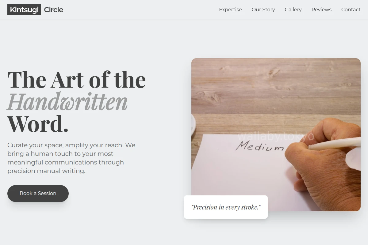Perspective Manual Writing