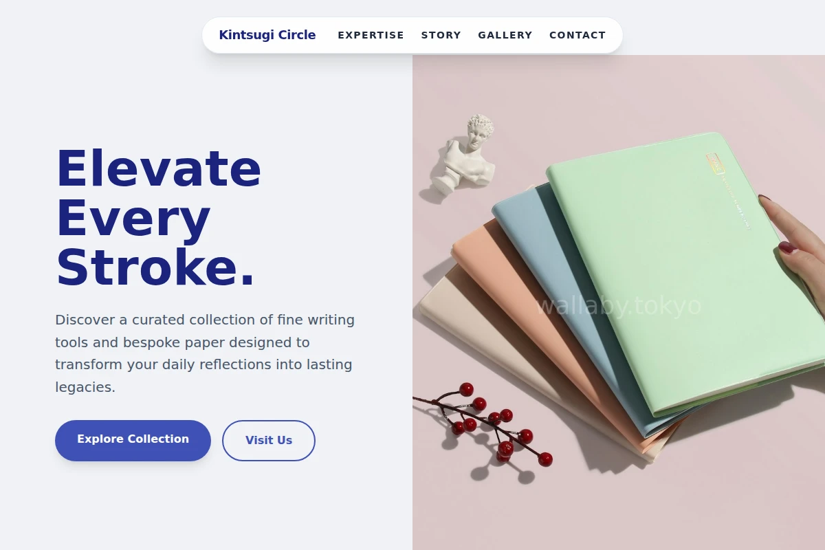 Minimalist Stationery Store