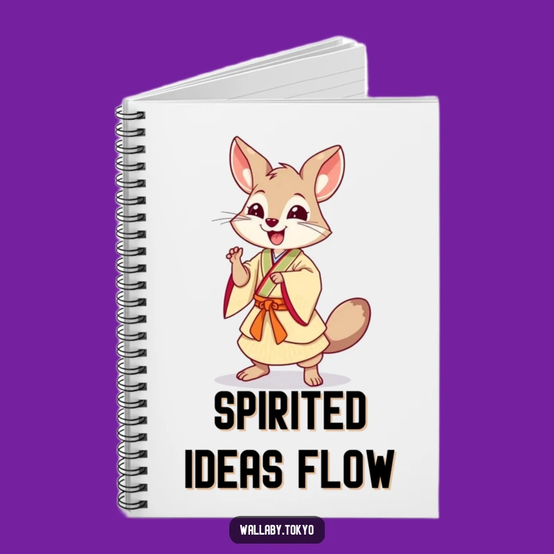 Funny Dancing Wallaby Notebook: Dynamic Journal for Ideas, Energetic & Perfect Funny Gift