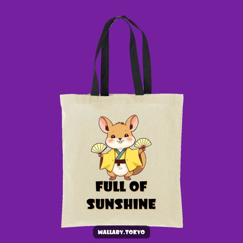 Funny Yellow Wallaby Tote Bag: Carry Joy & Humorous Style Everywhere!